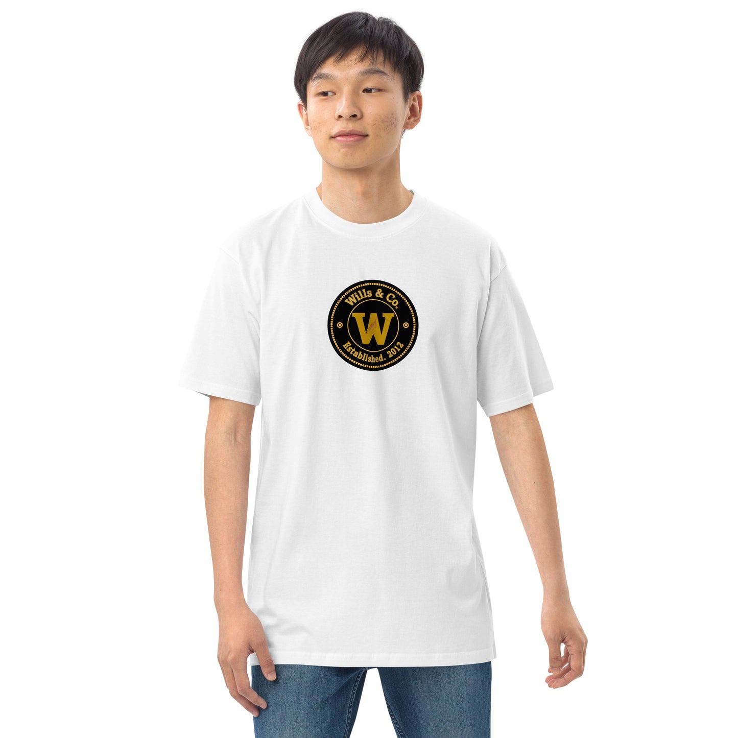 Logo Men’s premium heavyweight tee