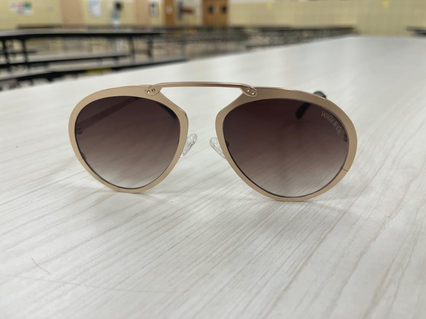 Wills & Co. EYE WEAR "MADGAR" GOLD