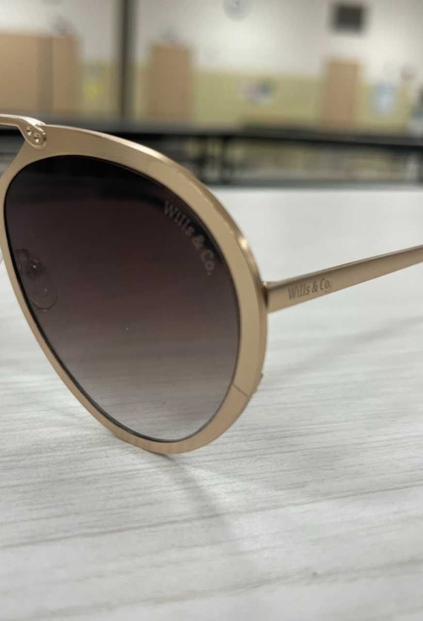 Wills & Co. EYE WEAR "MADGAR" GOLD