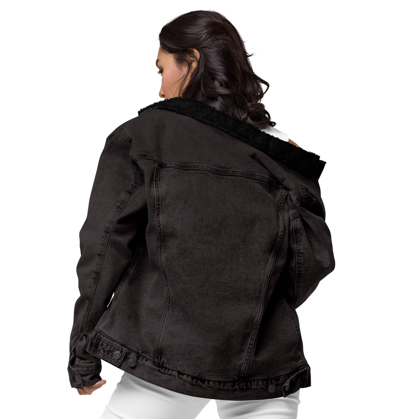 Unisex denim Sherpa jacket (Apparel)